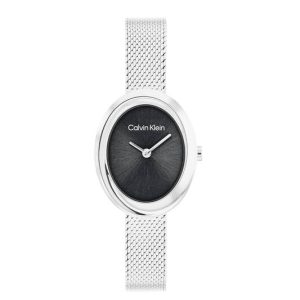 Calvin Klein Twisted Bezel - Ø24 - Zilverkleurig