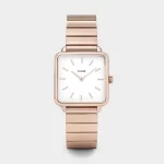 Cluse La Tétragone Steel White, Rose Gold Colour