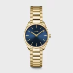 Cluse Féroce Mini Steel, Blue, Gold Colour