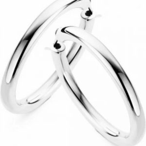 Casa Jewelry Oorsieraad Pirelli M Zilver 50 mm