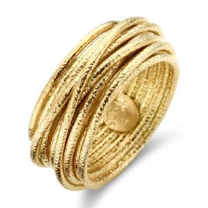 Casa Jewelry Ring Wikkel Satin Goud