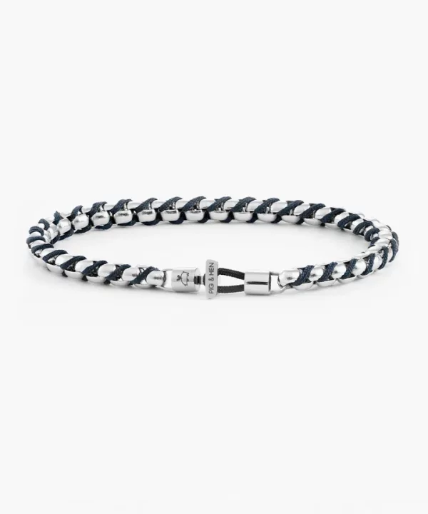 Pig & Hen Catena Venetian Navy| Silver