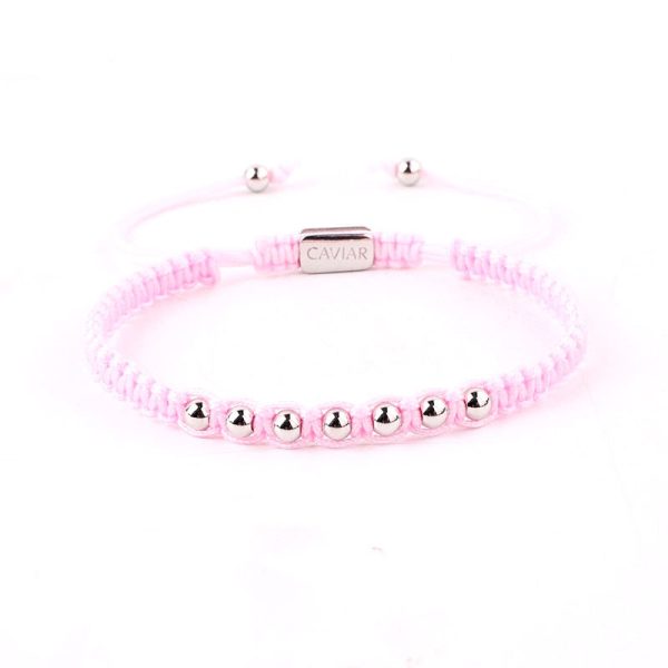 Caviar Collection armband Alpha Pink x White Gold