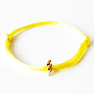 Caviar Collection armband Neon Yellow x Lightning Gold