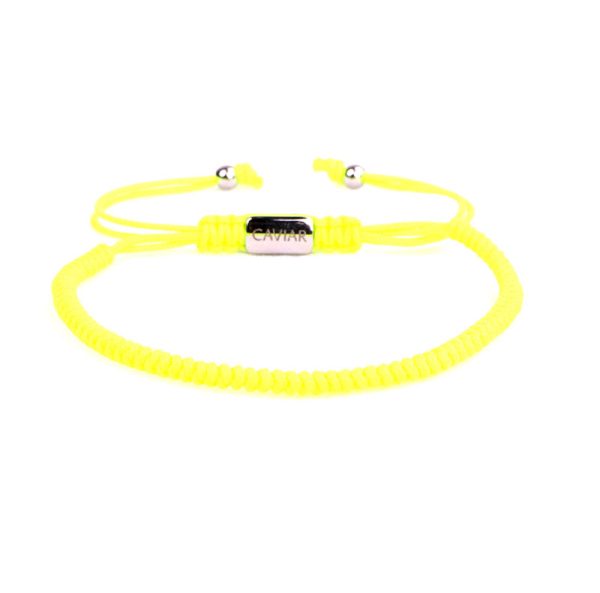 Caviar Collection armband Neon x Yellow