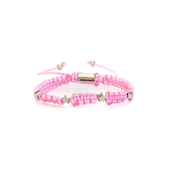Caviar Collection armband Star Pink x White Gold