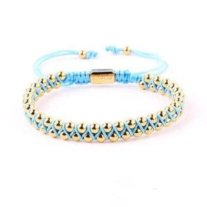 Caviar Collection armband Starry Night Blue x Gold