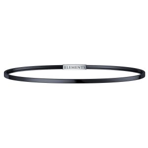 Elements Burnished Silver Bangle DFBF4110