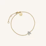 Rosefield Crystal Letter Bracelet