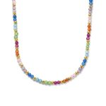 JeBow Jewels Collier Gekleurd Korund Multicolor