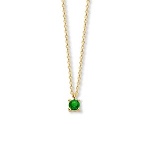 JeBow Jewels Collier Met Geboortesteen Groen
