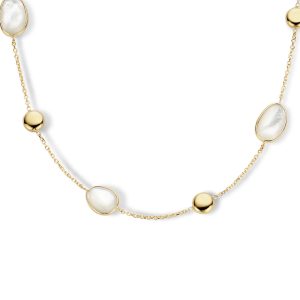 JeBow Jewels Collier Parelmoer Wit
