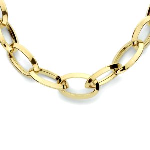 JeBow Jewels Combi-Collier Anker En Gourmette