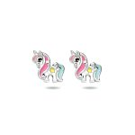 JeBow Jewels Oorknoppen Eenhoorn Roze