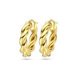JeBow Jewels Oorringen Gedraaid