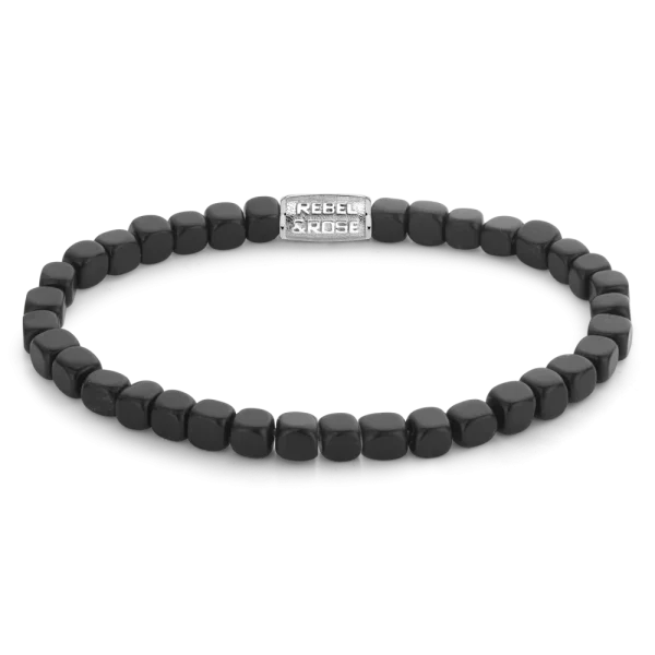 Rebel & Rose Armband Roll The Dice - The Black Stone