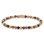 Rebel & Rose Armband Winter Glow - Yellowgold ionplated 4mm