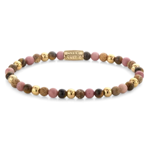 Rebel & Rose Armband Winter Glow - Yellowgold ionplated 4mm