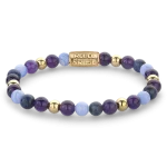 Rebel & Rose Armband Are Violets Blue? gold-coloured 6mm