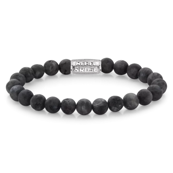 Rebel & Rose Armband Matt Grey Seduction