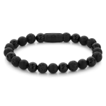 Rebel & Rose Armband Black Rocks - All-Black