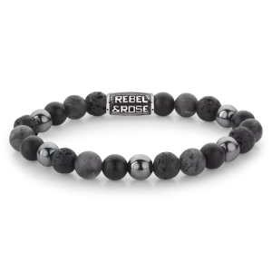 Rebel & Rose Armband Grey Rocks Vintage