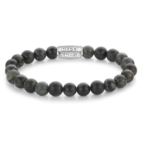 Rebel & Rose Armband Green Rocks