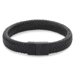 Rebel & Rose Armband Full Metal Herringbone Black Black