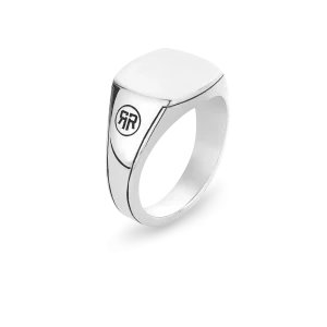 Rebel & Rose Ring Square Silver Shine
