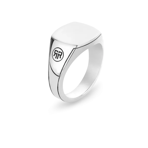 Rebel & Rose Ring Square Silver Shine