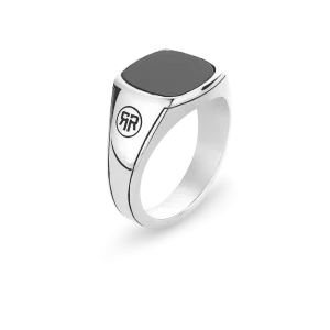 Rebel & Rose Ring Square Onyx