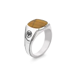 Rebel & Rose Ring Square Tiger