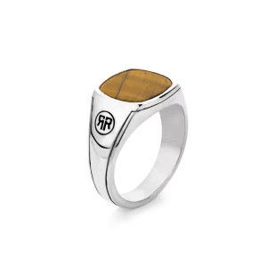 Rebel & Rose Ring Square Tiger