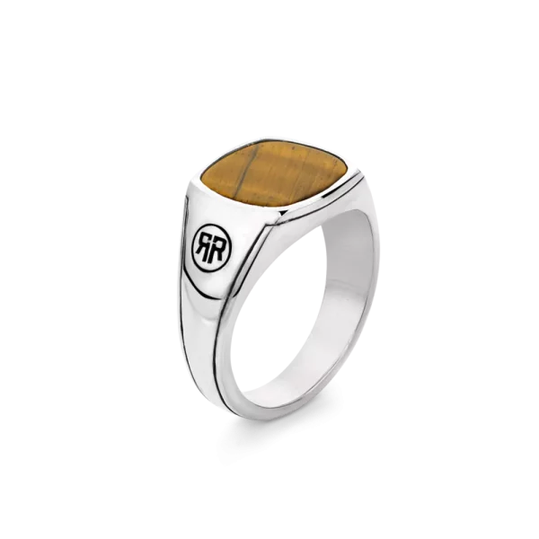 Rebel & Rose Ring Square Tiger