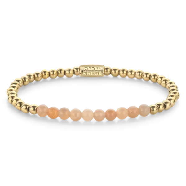 Rebel & Rose Armband Sunstone meets Yellowgold