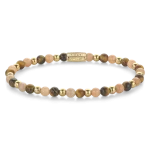Rebel & Rose Armband Sunset Beach - Yellowgold ionplated 4mm
