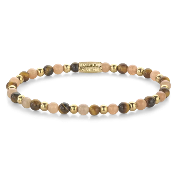 Rebel & Rose Armband Sunset Beach - Yellowgold ionplated 4mm