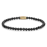 Rebel & Rose Armband Black Glam Rocks gold-coloured