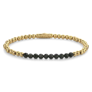 Rebel & Rose Armband Green Glam Rocks Meets Yellowgold