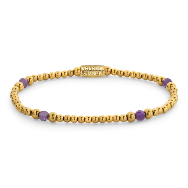 Rebel & Rose Armband Touch of Purple Glam Rocks