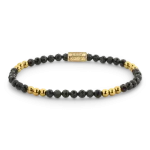 Rebel & Rose Armband Blue & Gold-coloured Glam Rocks