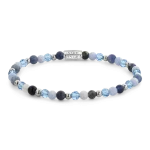 Rebel & Rose Armband Winter Blues Glam Rocks Silver