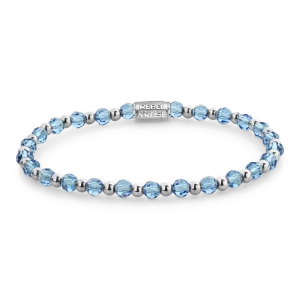 Rebel & Rose Armband Mix Winter Blues Glam Rocks Silver