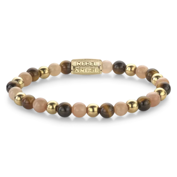 Rebel & Rose Armband Sunset Beach - Yellowgold ionplated 6mm