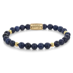 Rebel & Rose Armband Midnight Blue gold-coloured