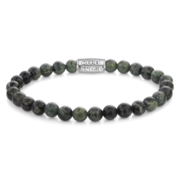 Rebel & Rose Armband Green Rocks