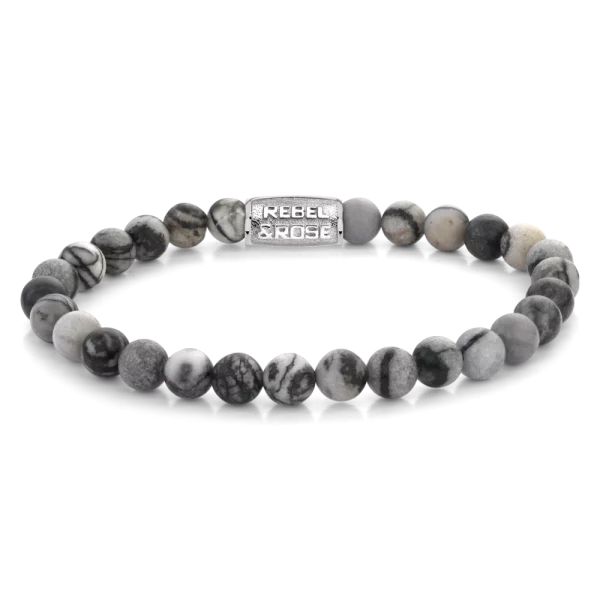 Rebel & Rose Armband Black Wolf