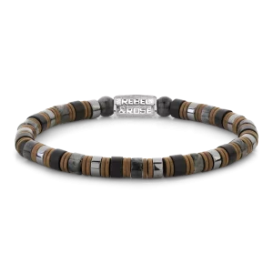 Rebel & Rose Armband Slices - Mixed Grey