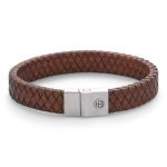 Rebel & Rose Armband Full Metal Premium 12mm Vintage Brown