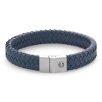 Rebel & Rose Armband Full Metal Premium 12mm Blue